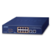 PLANET GSD-1008HP network switch Unmanaged Gigabit Ethernet (10/100/1000) Power over Ethernet (PoE) 1U Blue