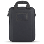TechProducts360 Vertical Vault 10" Messenger case Black
