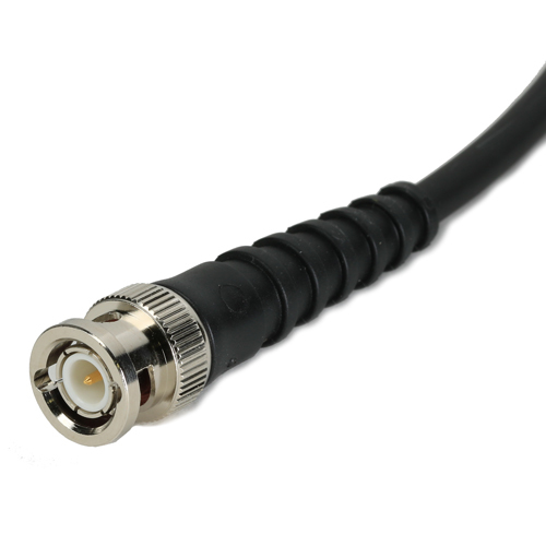 Cablenet 0.5m RG59 Plug-Plug Booted Black Cable