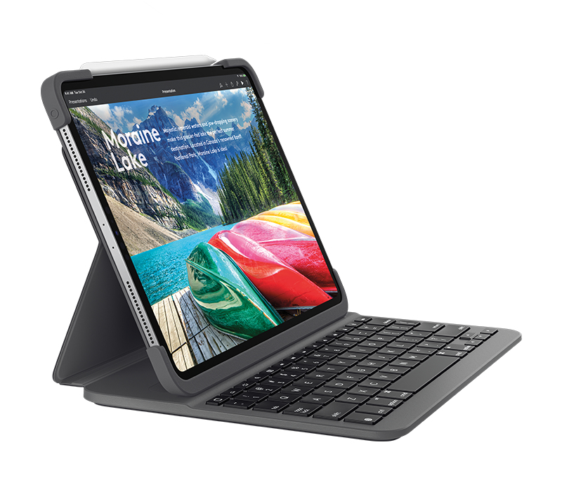 Logitech SLIM FOLIO PRO QWERTY Nordic Bluetooth Graphite