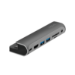 LogiLink UA0385 notebook dock/port replicator USB Type-C Black, Silver