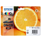 Epson C13T33574010/33XL Ink cartridge multi pack high-capacity Bk,C,M,Y,PBK 12,2ml+3x8,9ml+8,1ml Pack=5 for Epson XP 530