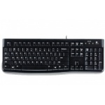 Logitech K120 Corded keyboard USB Turkish Black