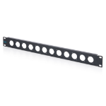 Digitus 1U panel for D-type modules, 12-port