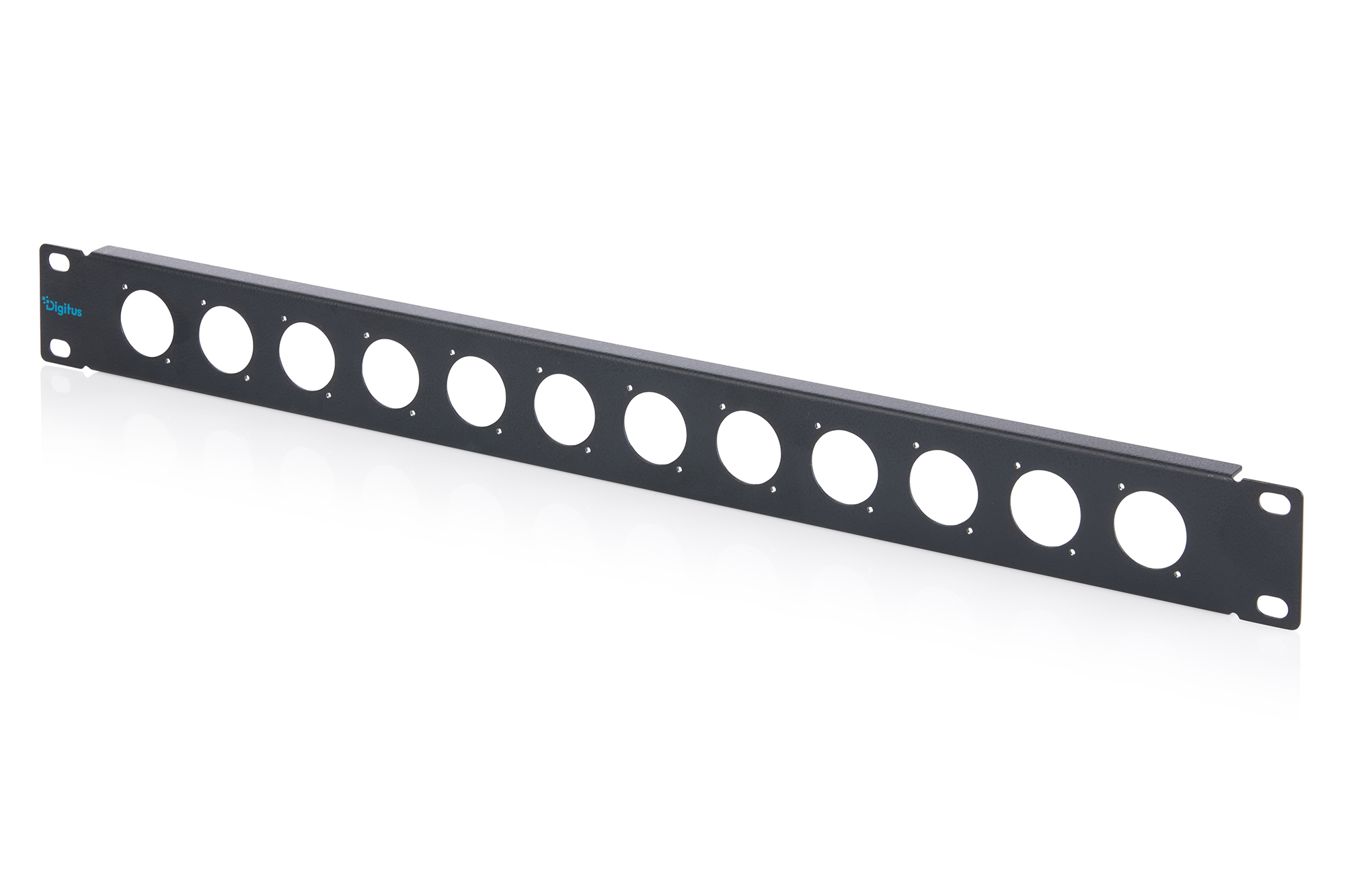 Digitus 1U panel for D-type modules, 12-port