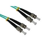 Cables Direct CDL 2MTR ST-ST 50/125 OM3  AQUA