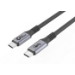 Microconnect USB4CC025 USB cable USB4 Gen 3x2 0.25 m USB C Black