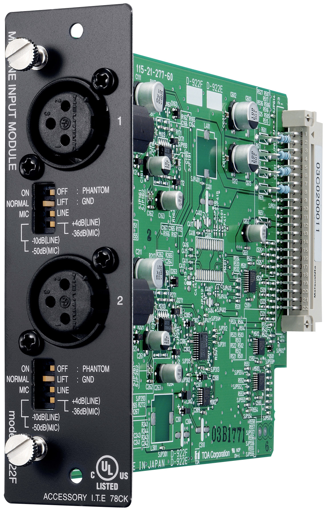 TOA D-922F audio module