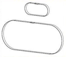 Image of Zebra P1046696-146 printer/scanner spare part Belt 2 pc(s)