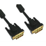Cables Direct CDL-DV201 DVI cable 1 m DVI-D Black