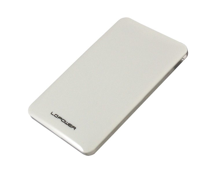 Image of LC-Power LC-25U3-7W storage drive enclosure Aluminium, White 2.5"