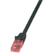 LogiLink Cat.6 U/UTP, 5m networking cable Black Cat6 U/UTP (UTP)