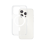 PanzerGlass CARE by ® Flagship Case Transparent Urban Combat w. White MagSafe iPhone 15 Pro