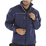 BEESWIFT Soft Shell Jacket Navy Blue XL