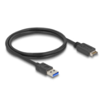DeLOCK USB 10 Gbps Cable USB Type-E Key A 20 pin male to USB Type-A male 80 cm