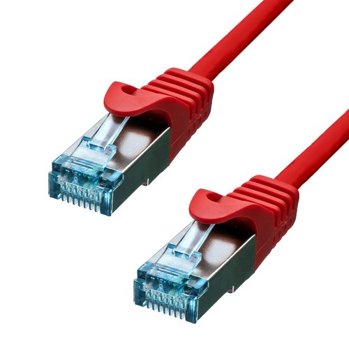 ProXtend CAT6A S/FTP CU LSZH Ethernet Cable Red 5M