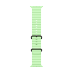 Apple Black Titanium Finish Band Green Fluoroelastomer, Titanium