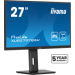 iiyama ProLite 27” QHD IPS technology panel with USB hub and 100Hz refresh rate and 150mm height adjustable stand