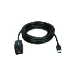 QVS USB 3.0 16ft USB cable 192.1" (4.88 m) USB 3.2 Gen 1 (3.1 Gen 1) USB A Black