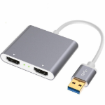 JLC G400 USB to Dual HDMI Adapter