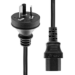 ProXtend Type I (Australia) to C13 Power Cord Black 2m