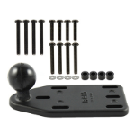 RAM Mounts RAM-B-346U montagekit Zwart Aluminium, Rubber