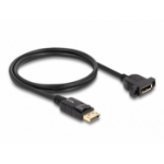 DeLOCK 87825 DisplayPort kabel 1 m Zwart