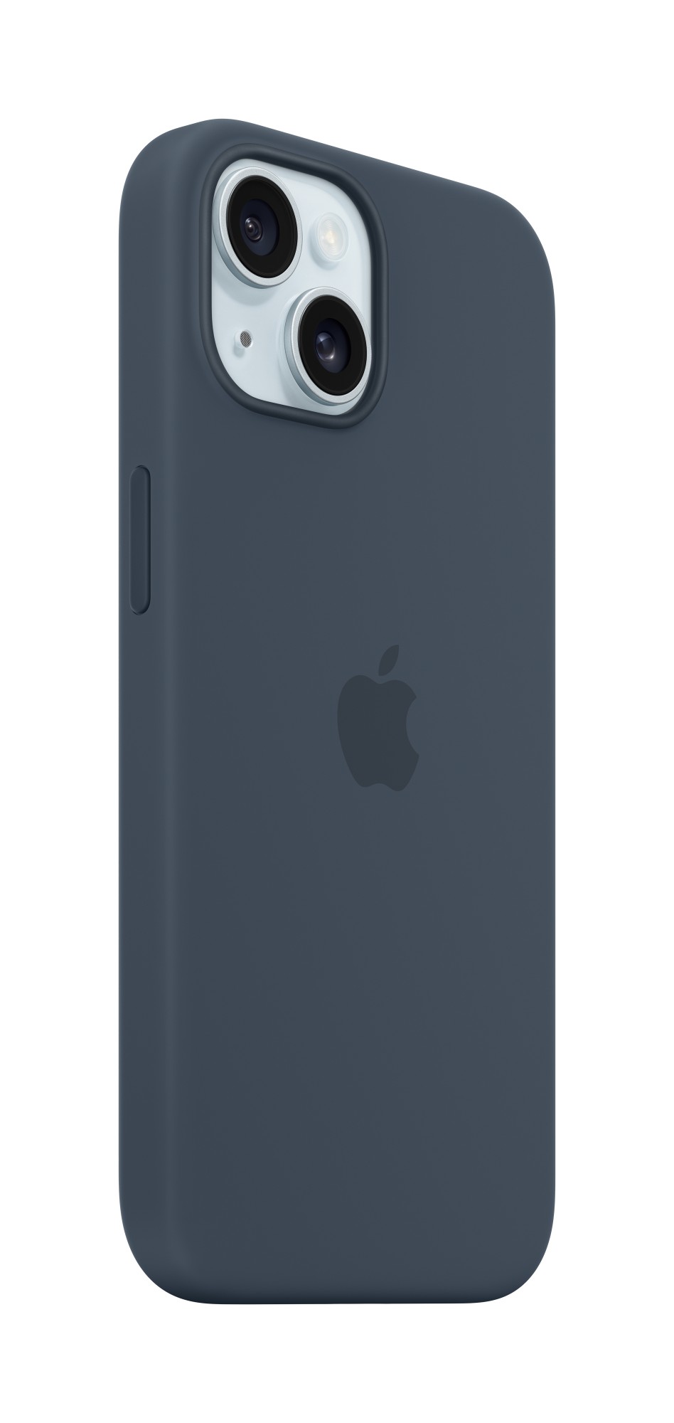 Apple Blue Iphone 15 Silicone Case With Magsafe - Storm