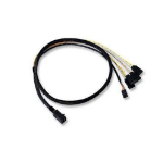 Broadcom L5-00221-00 Serial Attached SCSI (SAS) cable 1 m Black