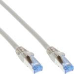 InLine 100pcs. Bulk-Pack Patch Cable S/FTP Cat.6A halogen free grey 0.5m