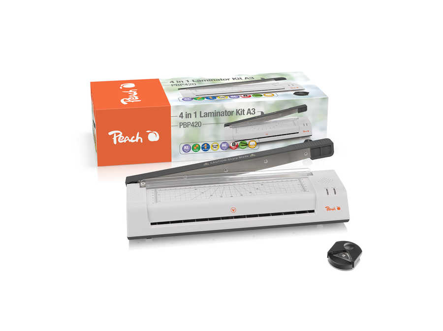 Image of Peach PBP420 laminator Cold/hot laminator 250 mm/min White