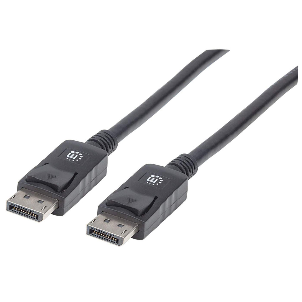 Image of Manhattan DisplayPort 1.2 Cable, 4K@60hz, 2m, Male to Male,...