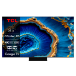 TCL C80 85C805K TV 2.16 m (85") 4K Ultra HD Smart TV Wi-Fi Black 1500 cd/m²