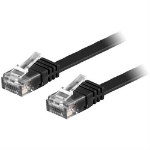 Deltaco TP-67S-FL networking cable Black 7 m Cat6 U/UTP (UTP)