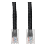 AddOn Networks 15ft Black CAT 6A PVC Ethernet Cable Non-Booted RJ-45 M/M