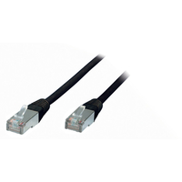 Image of shiverpeaks Patchkabel F/UTP Cat.5e schwarz 0.25m - Cable - Network