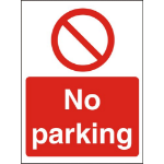SECO by Stewart Superior SECO Procedure Safety Sign No Parking Semi Rigid Plastic 150 x 200mm - P126SRP150X200