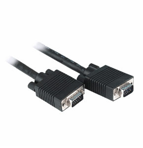 Mercodan Black D-Sub/D-Sub 30M Vga Cable Vga (D-Sub)