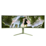 Arozzi Nova 49” Curved computer monitor 124,5 cm (49") 5120 x 1440 Pixels Dual QHD LED Groen