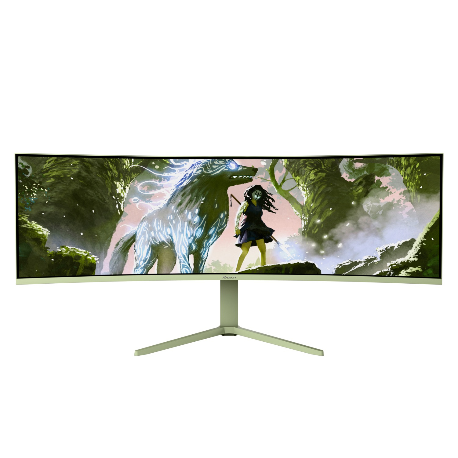 Arozzi Nova 49â€ Curved computer monitor 124.5 cm (49") 5120 x 1440 pixels Dual QHD LED Green
