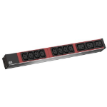 Bachmann 800.2332 power distribution unit (PDU) 11 AC outlet(s) 1U Black, Red