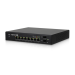 Ubiquiti Networks EdgeSwitch 8 Managed L2/L3 Gigabit Ethernet (10/100/1000) Power over Ethernet (PoE) Black