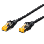 FDL 2M CAT.6a 10Gb S-FTP LSZH PATCH CABLE - BLACK