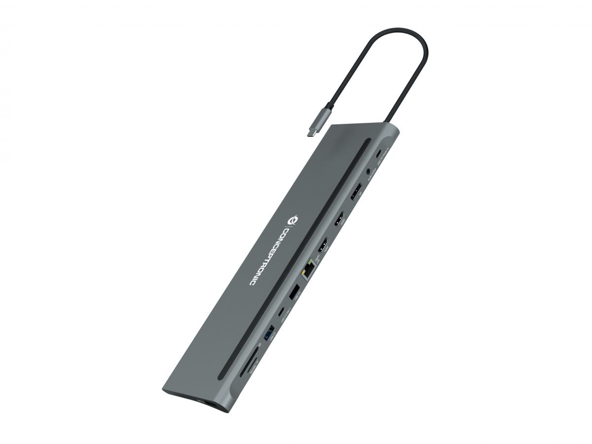 Image of Conceptronic DONN17G notebook dock/port replicator Wired USB 3.2...