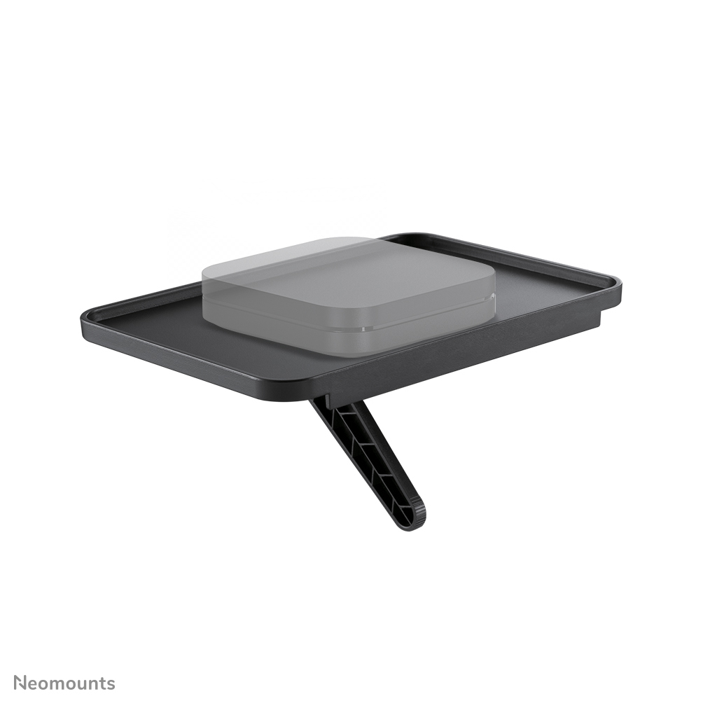 Image of Neomounts by Newstar multimedia shelf - Black - 6 kg - 180 mm - 47...