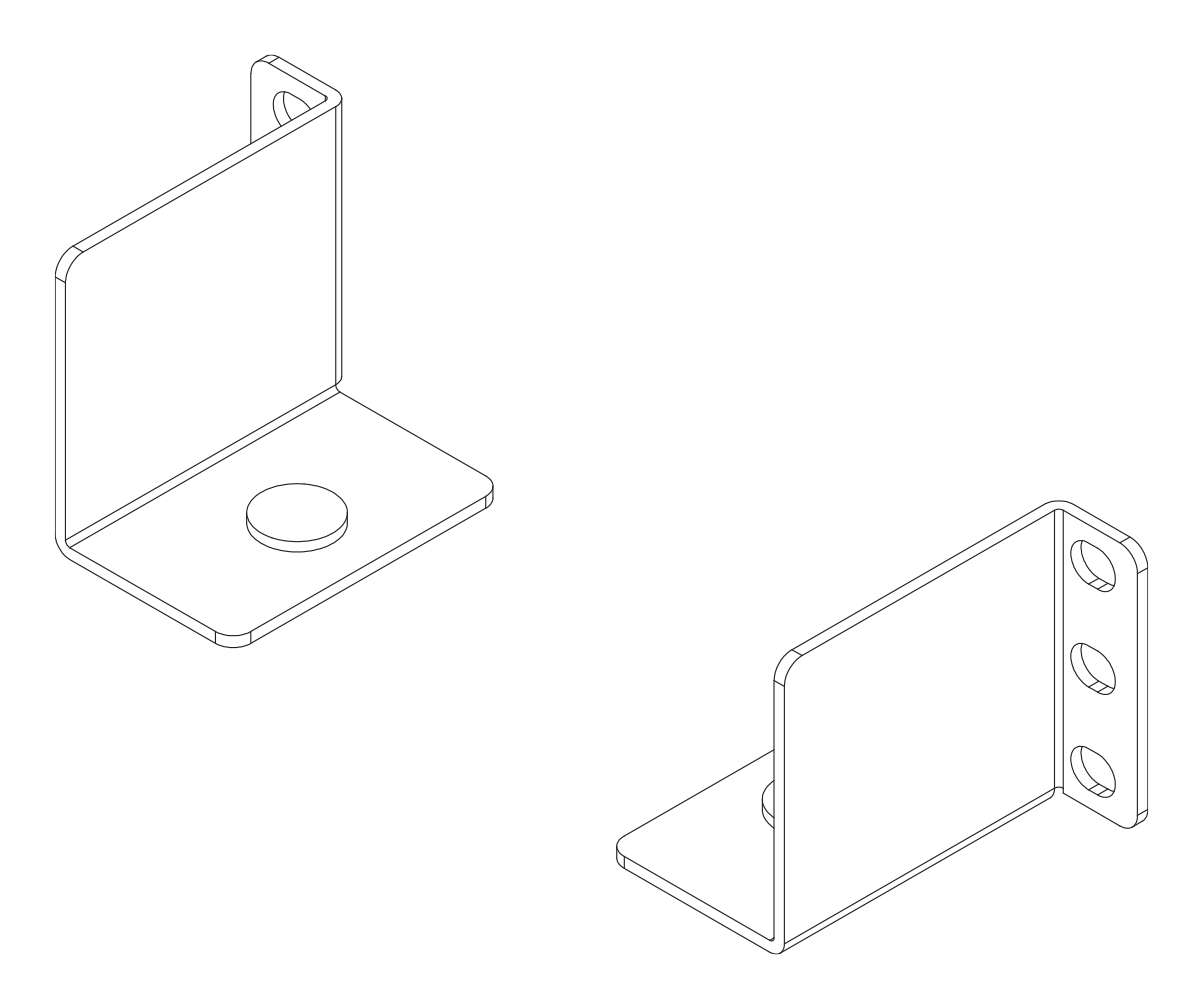 Vertiv Front Mount Support Bracket