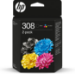 HP 308 2-Pack Black/Tri-Color
