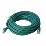 8WARE CAT6A Cable 50m - Green Color RJ45 Ethernet Network LAN UTP Patch Cord Snagless