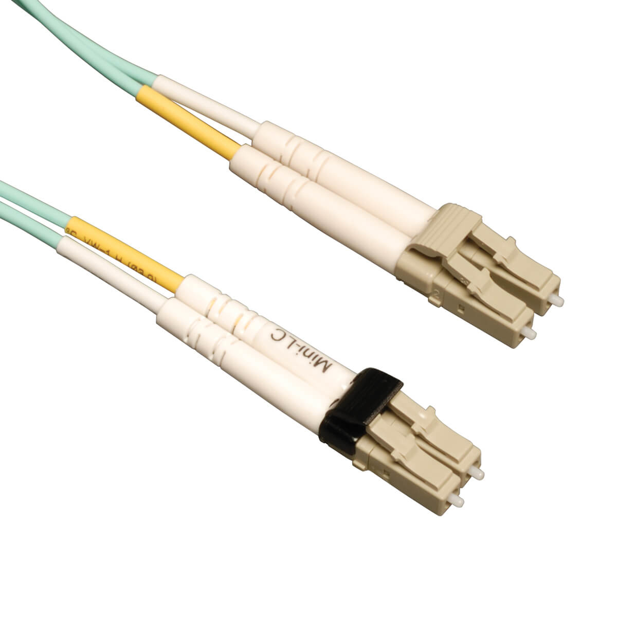 10pc 1M OM3 LC/LC UPC Duplex Multimode 10GB Fiber Cable Aqua Optical Patch Cord 