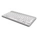 R-Go Tools Ergonomic keyboard R-Go Compact Break, compact keyboard with break software, QWERTY (IT), Bluetooth, white